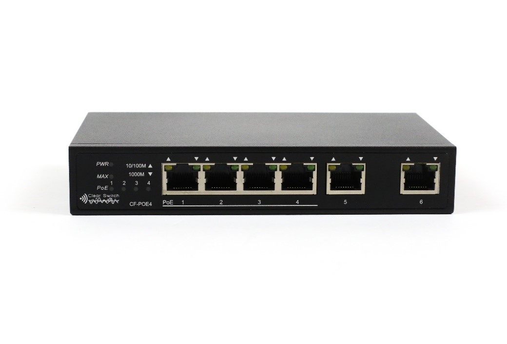4+2 UNMANAGED POE SWITCH