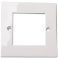 2 MOD WALL PLATE WHITE  