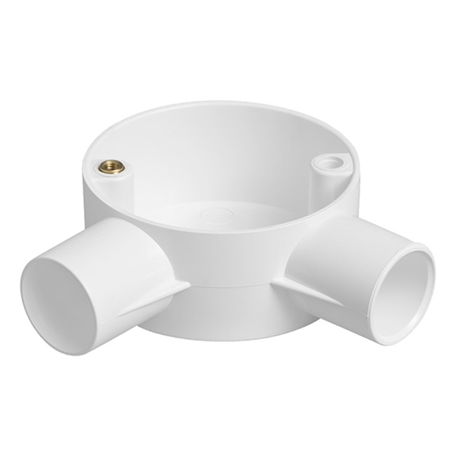 20MM PVC ANGLE BOX WHITE