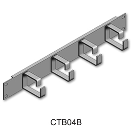 4 RING 1U CABLE TIDY    