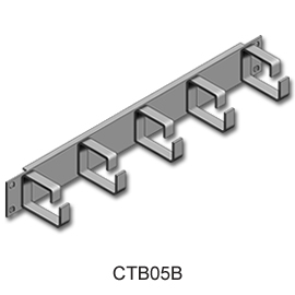 5 RING 1U CABLE TIDY    