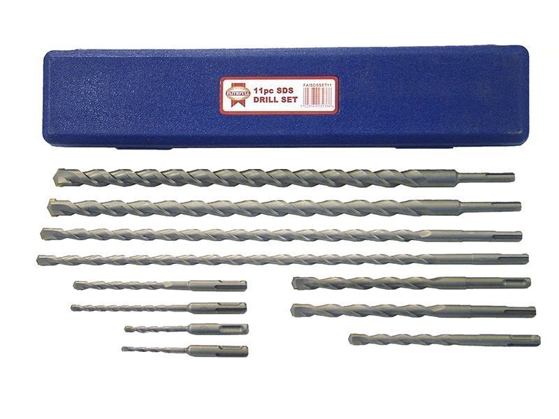 11 PIECE SDS DRILL SET  