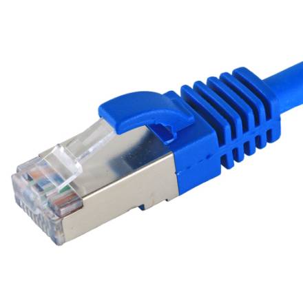 0.5M 6A C6A PATCH LEAD/CORD S-STP LSOH BL