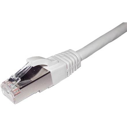 0.5M 6A C6A PATCH LEAD/CORD S-STP LSOH WH